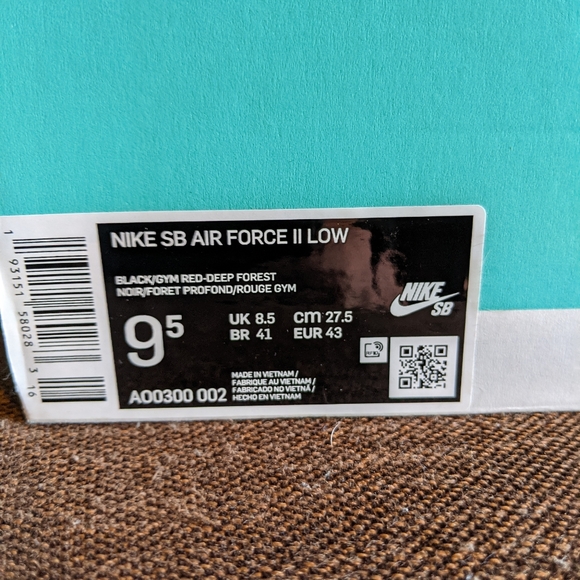 Nike SB Air Force 2 GUCCI 9.5 - Picture 10 of 13